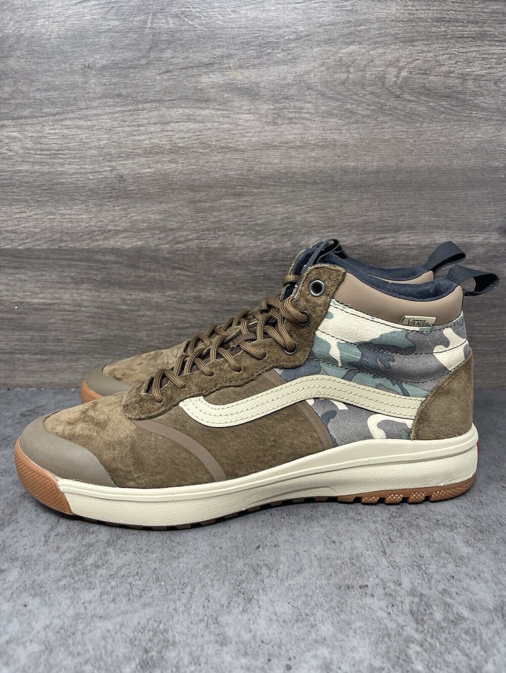 Vans UltraRange Hi DL MTE Nomad Camo Size 10 Mens Brown Hiking Sneaker Boots